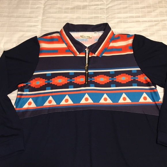 Geometric Quarter-Zip Jacket (XL) - Picture 5 of 8